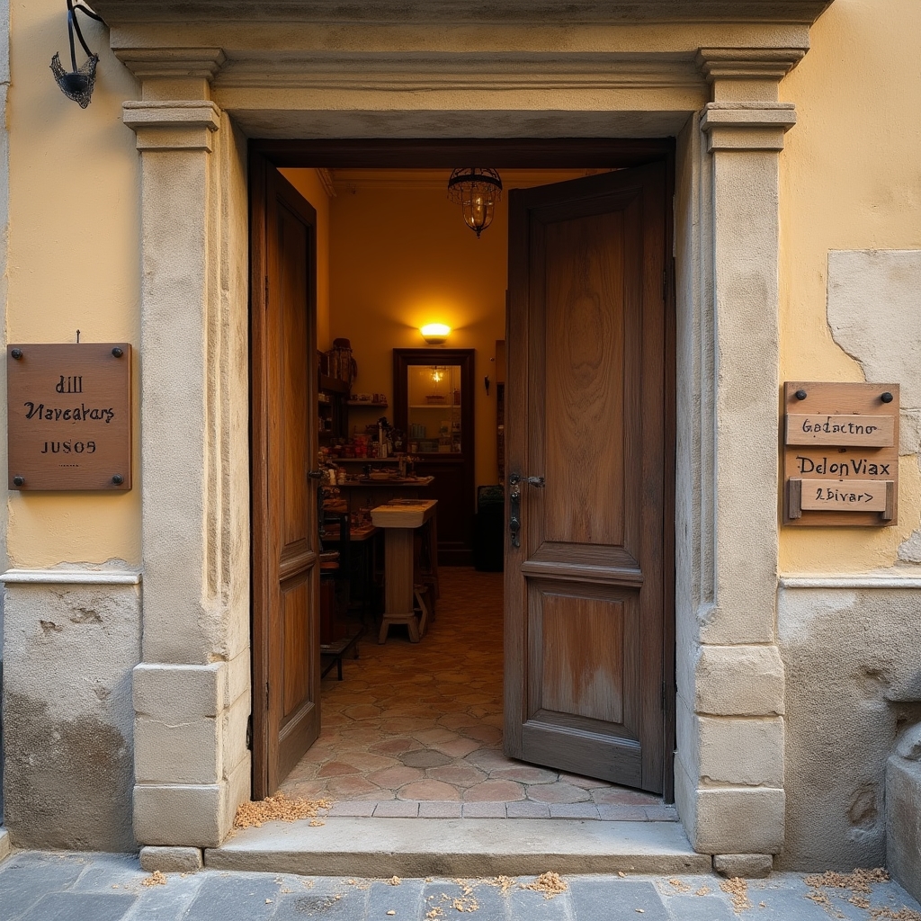 Ingresso del laboratorio Delenviax in Via Principi di Savoia Lecce